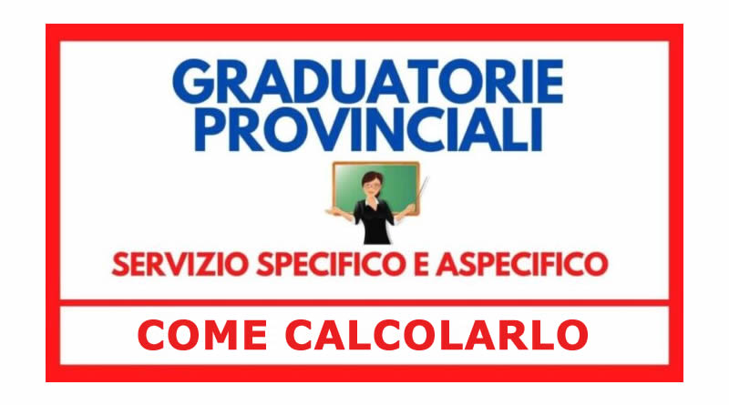 GPS, come si calcola il punteggio di servizio specifico e aspecifico